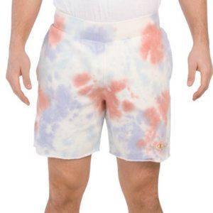 CHAMPION 7in Bleach Dye Lightweight Fleece Shorts